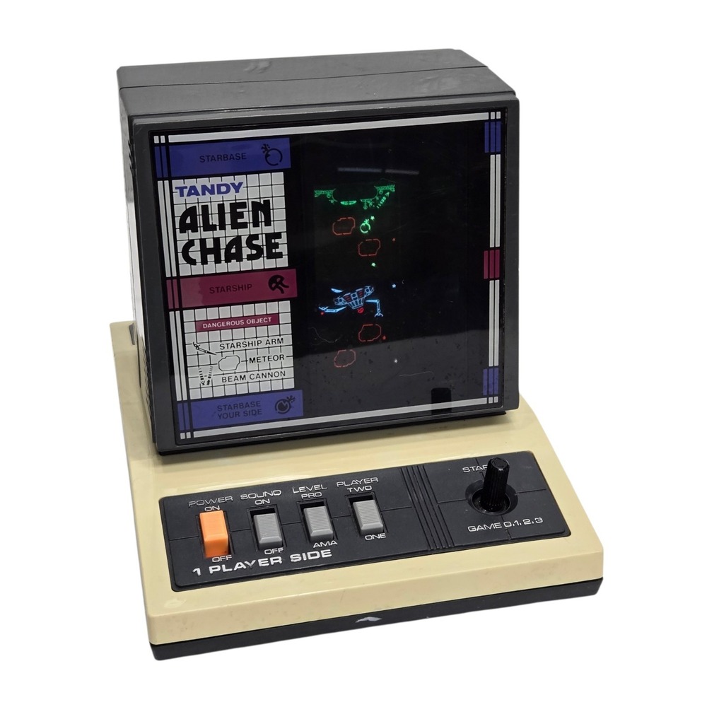 Tandy Alien Chase (1984) Vintage Electronic Tabletop Arcade Game - Works!